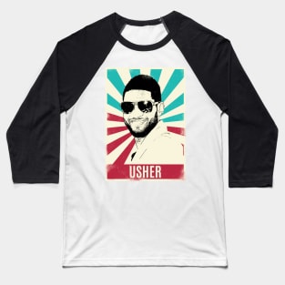 Vintage Retro Usher Baseball T-Shirt